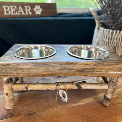 Medium Two Bowl Dog Stand